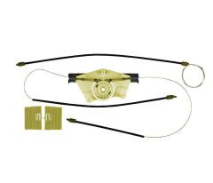 Porsche Cayenne (2002-2010) Uyumlu Yan Sanayi Arka Sağ Cam Kriko Teli ve Kapak Seti (OEM:95553346203)