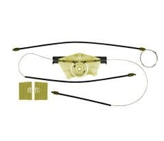 Porsche Cayenne Arka Sağ Cam Kriko Teli ve Kapak Seti (2002-2010) (OEM:95553346203)