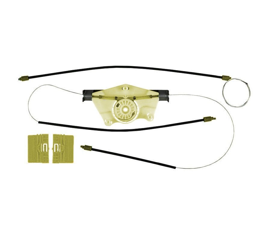 Porsche Cayenne (2002-2010) Uyumlu Yan Sanayi Arka Sol Cam Kriko Teli ve Kapak Seti(OEM:95553346103)