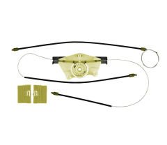 Porsche Cayenne (2002-2010) Uyumlu Yan Sanayi Ön Sol Cam Kriko Teli ve Kapak Seti (OEM:95554246104)