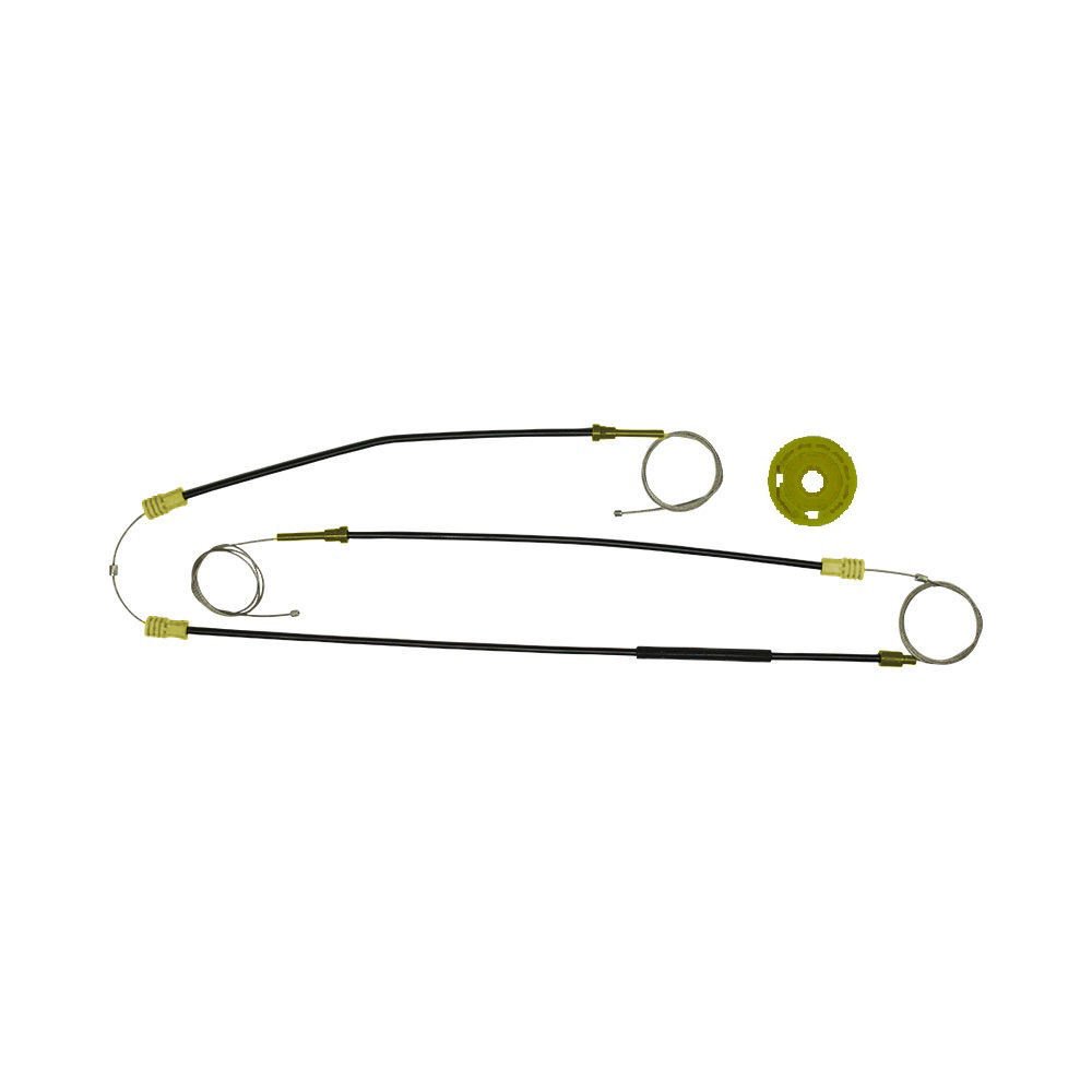 E39 (5) YM CAM KRİKO TELİ ÖN SAĞ SET (TEL+MAKARA) (1995-2003) (OEM: 51338252394 UYUMLU)