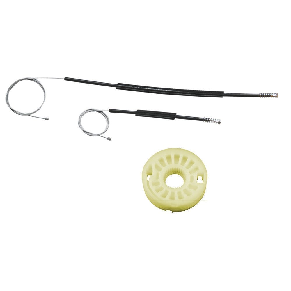 Skoda Roomster Ön Sol ve Sağ Cam Kriko Tel & Makara Seti (2007-2014) (0EM:5J0837461, 5J0837462)