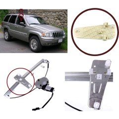 Jeep Grand Cherokee Mk2 Wj Wg Için Ön Sağ Cam Kriko Klipsi (1999-2004) (OEM:55100062AB,55100063AB)