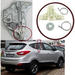 Hyundai IX35 Tucson Kia Sorento Arka Sağ Cam Krikosu Tamir Seti 2009-2016 OEM 834022Y000