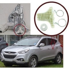 IX35 Tucson Sorento Arka Sol Cam Krikosu Tamir Seti (2009-2016)